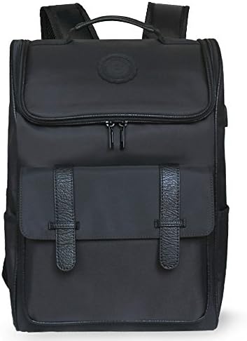 Waterproof Laptop Backpack USB Charge Port Business Daypack College School Book Bags Large for Men 15.6
