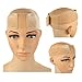 Lace Wig Grip Band 2 Pack Adjustable Non Slip Comfort Velvet Wig Headband Hair Band Elastic Breathable Flexible Women Girls Hair Scarf Keep Wig Secured Prevent Headache and Hair Loss(Beige,Dark Brown)
