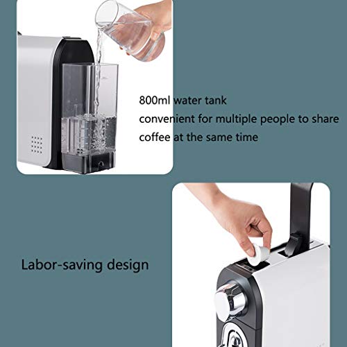 Dzwyc Schleifmaschine Tasse Größe Kapsel Kaffeemaschine Home Office Vollautomatische Kaffeemaschine Kleine Espresso… – Bild 4