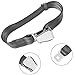 Airplane Seat Belt Extender, 7-35 inch Adjustable Portable Grey Airline Belt Extender, Compatible with All Major Airlines Except Southwest