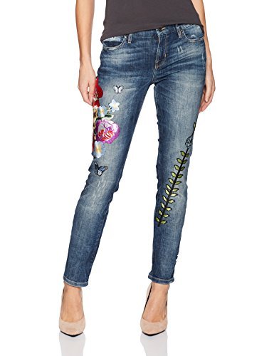 guess pencil skinny mid jeans