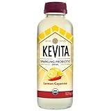 KEVITA Lemon Cayenne Sparkling Probiotic, 15.2 Ounce (Pack of 6)