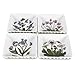 Portmeirion Botanic Garden 3-Inch Square Mini Dishes, Set of 4 primary