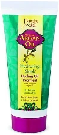 MOROCCAN ARGAN OIL 100% HAIR HEALING OIL TREATMENT 44 ML by Hawaiin Silky