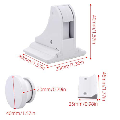 Child Safety Magnetic Cabinet Locks,TUSUNNY Baby Proofing Lock Kits Baby Latches for Kitchen Cabinet Drawer Cupboard,Adhesive Magnet Drawers Locks No Tool or Drill Needed(12 Locks + 2 Keys) (12Pack) - Thumbnail 3