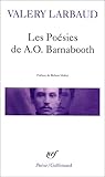 Poes de A O Bar Poesie (Poesie/Gallimard) (French Edition) by 