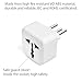 Brazil Adapter, BESTEK Grounded Brazil Adapter US to Brazil Travel Adapter Plug Kit with Universal Outlet - Type N - 2500W 10A 250V Max - 3 Pack