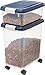 IRIS Airtight Pet Food Treat Storage Container Combo, Blue primary