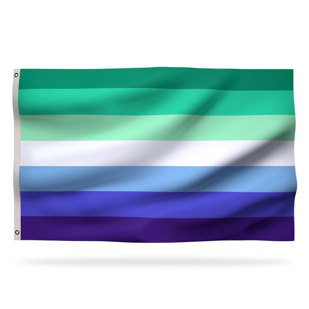 Premium Gay Flag 150x90cm - Very Resistant and Excellent Quality Pride Flag with 2 metal eyelets - Perfect for Gay Pride