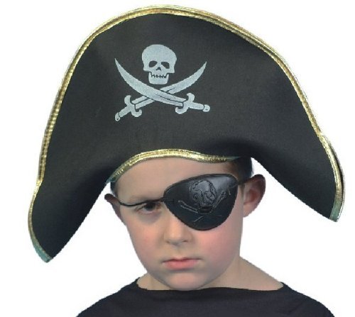 Smiffy's Men's Pirate Captain Hat
