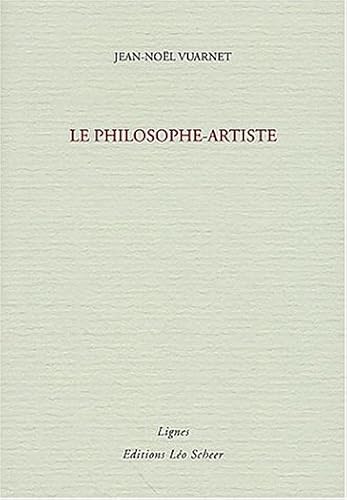 Download Le philosophe-artiste PDF