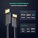 4K DispalyPort DP 1.2 Cable Black / 2M