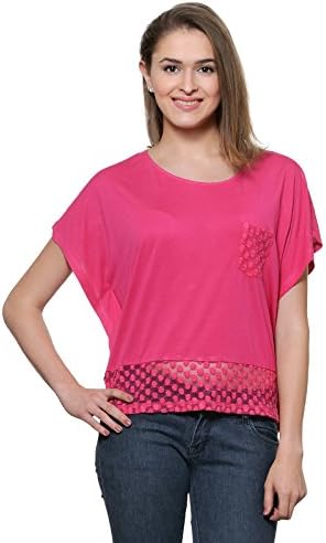UNSHACKLED Women's Tops, Tshirts Medium Darkpink