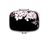 Cherry Blossom Flower Custom Silver Stylish, slim design Pill Box Holder,rectangle Medicine Vitamin Organizer Pill case
