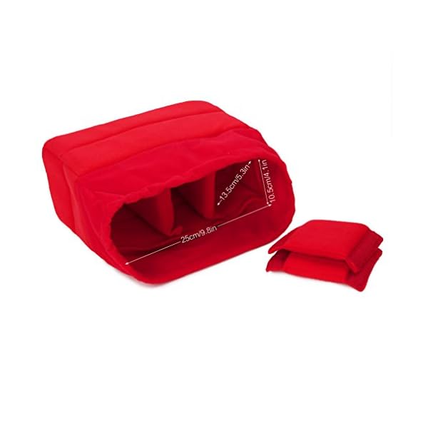 Koolertron Kamera Schutztasche wasserdichte Shockproof Gepolsterte Phototaschen Kamerataschen mit Gepolsterter Einsatz… – Bild 7