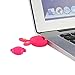 CHUYI Cute and Novelty Animal Series Rabbit Shape Design 32GB USB 2.0 Flash Drive Bunny Pen Drive Memory Stick Cartoon Thumb Drive Lovely Jump Drive Data Storage U Disk Gift (Pink)