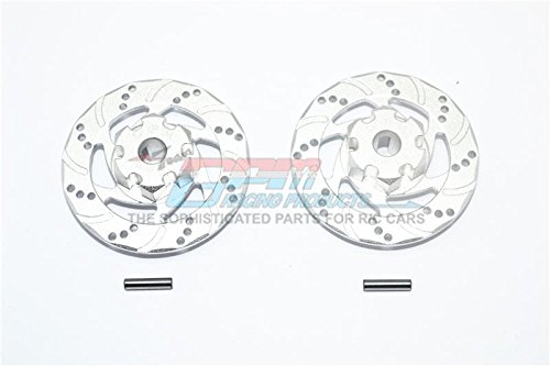 GPM Traxxas Unlimited Desert Racer 4X4 (#85076-4) Upgrade Parts Aluminum +1mm Hex With Brake Disk - 1Pr Set Silver