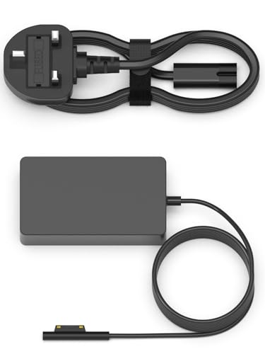 65W Surface Pro Charger, Microsoft Charger Compatible Compatible with Surface Pro 11/10/9/8/7+/7/6/5/4/3/X,Surface Laptop1/2/3/4/5,Surface Go1/2/3 & Surface Book1/2/3 Tablet Laptop Charger
