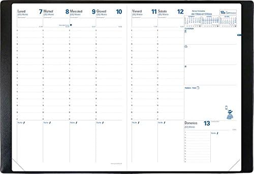 Quo Vadis Impala 024088Q Weekly Diary Planner A4 Format 21 x 29.7 cm, Black - Image 3