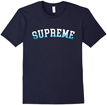 Mens Supreme T-Shirt Medium Navy