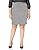 Star Vixen Women's Knee Length Classic Stretch Ponte Knit Pencil Skirt