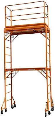 CBMScaffold Multipurpose Maxi Square Baker Style Scaffold Tower Package - 12ft, 1,000-Lb. Capacity, Model# 2MFS