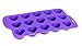 Bakerpan Silicone Chocolate Mold, 1 Inch Heart Shapes, Jello and Ice Tray, Candy Mold, 15 Cavities (PP)