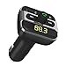Bluetooth FM Transmitter, GRDE Bluetooth Car Adapter Wireless in-car Receiver with Dual USB Car Charger and Hands-free Calling for iPhone Samsung, Ipad, Smartphone
