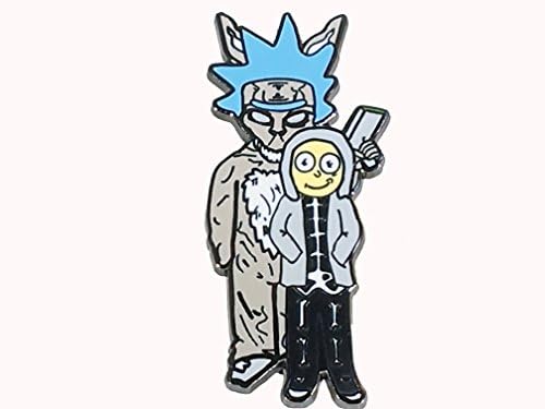 Rick And Morty Donnie Darko Frank And Morty Enamel Hat Pin Limited Edition Numbered(i.e. 1/150) Festival Pin Grateful Dead Pin Dab Pin Disney Pin