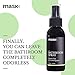 Mask Toilet Spray - Travel Size Odor Neutralizer, Pack of 3, Poop Spray Odor Eliminator, Bathroom Air Freshener & Deodorizer - Green Tea & Lemongrass Scent, 10.2 Fl Oz