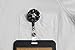 Soleebee 24'' Retractable Badge Reels, Camellia Nurse ID Badge Holder with Belt Clip 3 Pack - Crystal
