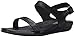 FitFlop Women's Banda Micro-Crystal Dress Sandal, All Black, 8 M US