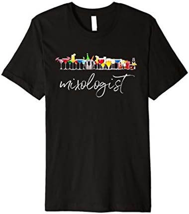 Mens Mixologist Bartender Shirt - Drink Specialist Large Black