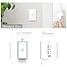 Smart Light Switch, Aicliv WiFi Light Switch Works with Alexa, Google Home and IFTTT, Requires Neutral Wire, Easy In-Wall Installation, Control Light Remotely via App, No Hub Required