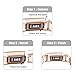 Dsytom Compatible with Fitbit Charge 3 Bands/Charge 3 Band Women Men Small Large,Stainless Steel Replacement Strap Bracelet Wrist Metal Band for Charge 3 Smart Watch(Rose Gold)