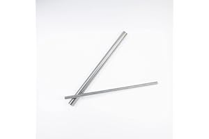 KLOT Tungsten Steel Round Rod Diameter 5mm*Length 100mm Polished Surface Solid Carbide Shaft Bar Stock YG6X