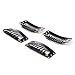Beautyflier 20 pcs 1.25 inch Black U Shape Metal Snap Wig Clips Hairpiece Clips for Hair Extensions