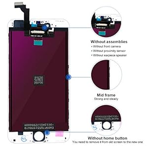 BuTure Schermo per iPhone 6 Plus (Bianco) - immagine 5