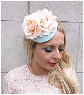 mint green fascinator hat