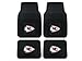 A Set of 4 NFL Universal Fit Front and Rear All-Weather Floor Mats - Kansas City Chiefs