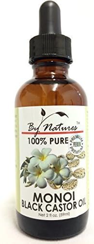 (2 Oz) By Natures 100% Pure: Monoi Black Castor Oil