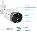 [2019 Newest Two Way Audio] Jennov Wireless WiFi Security IP Camera Outdoor Bullet Home HD 1080P Surveillance IR Night Vision Two Way Audio, Onvif Motion Detection and Pre-Installed 16G Micro SD Card