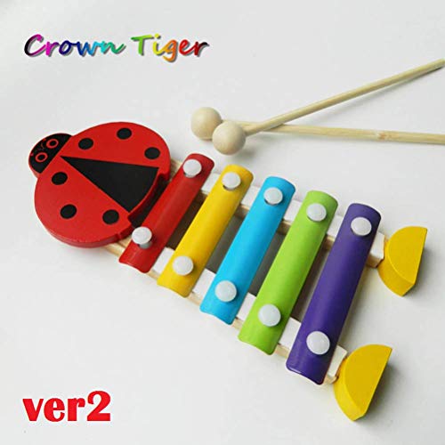 mrGood 5 Tones Hand Knock Baby Kids Piano Xylophone Toy Children Noise Maker Musical Wisdom Development Puzzle Toy Educational Classic