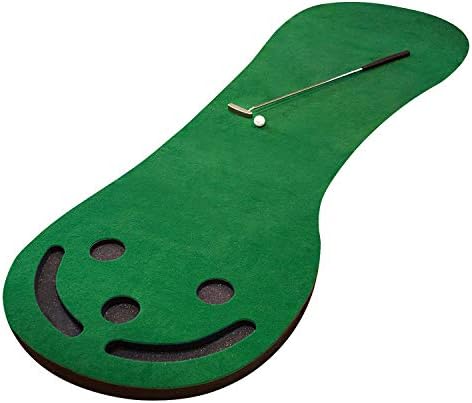 Professional Golf Putting Green for Home & Office – Heavy Duty Wide 9′ x 3′ Putting Green Indoor with A Smooth, Realistic Surface – Improve Your Golf Game & Have Tons of Fun with This Putting Aid Professional Golf Putting Green for Home & Office – Heavy Duty Wide 9′ x 3′ Putting Green Indoor with A Smooth, Realistic Surface – Improve Your Golf Game & Have Tons of Fun with This Putting Aid