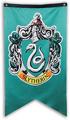 TianLinPT Harry Potter Gryffindor/Slytherin/Hufflepuff/Ravenclaw/Hogwarts Wall Banners Flag House Decoration for Bar, club, living room, bedroom (70*125CM)