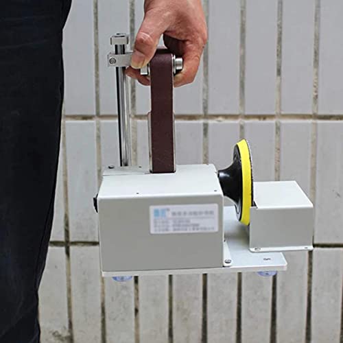KUANDARMX Mini Tischkreissäge Schneidemaschine, Multifunktions 4 In1 Elektrobandschleifer Kantenschärfer, 7-Fach… – Bild 5