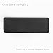 Grifiti Slim Pad 12 Smooth Surface Poron Black, Reversible Wrist Rest for Apple® Wireless Keyboard with Bluetooth