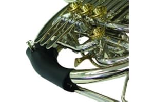 WMA C.G Conn Black Leather French Horn Hand Guard