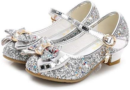 kids silver heels