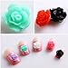 350buy 20pcs New Colorful Acrylic 3D Rose Flower Slices UV Gel Nail Art Tips DIY Decorations